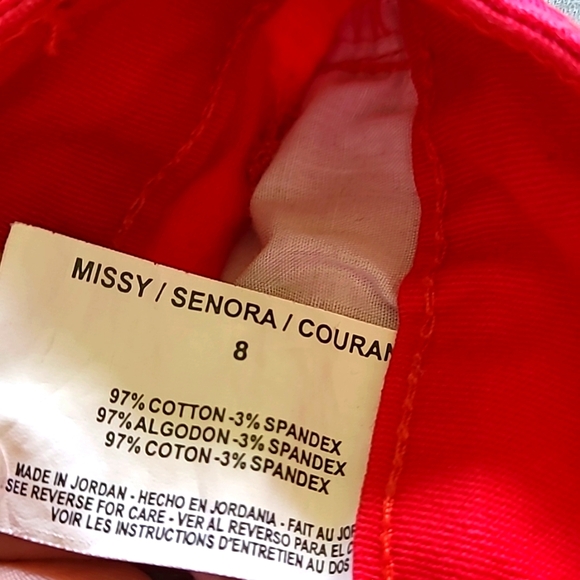 Bandolino ladies red jeans - Picture 4 of 4